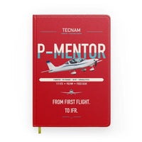 Thumbnail for Tecnam P-Mentor design on red notebook