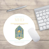 Thumbnail for Mashhad Shahid Hasheminejad International Airport MHD Mouse-Pad Round - White