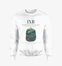 Thumbnail for Bagdogra International Airport (IXB) design on white sweatshirt