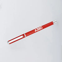 Thumbnail for Airbus A380 Flat Text ballpen - red