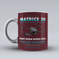 Thumbnail for Matrice 30 Mug design on dark red dji
