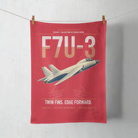 Thumbnail for F7U-3 Cutlass design on red towel