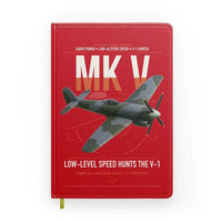 Thumbnail for Hawker Tempest Mk V design on red notebook