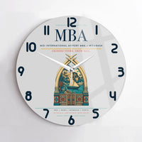 Thumbnail for Moi International Airport (MBA) design on light gray no frame wall clock