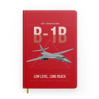 Thumbnail for B-1B Lancer design on red notebook
