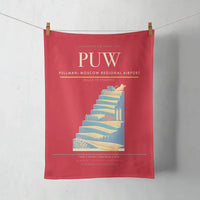 Thumbnail for Pullman–Moscow Regional Airport (PUW) design on red towel