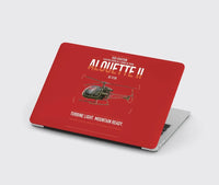 Thumbnail for Sud Aviation SE 3130 Alouette II design on red MacBook case