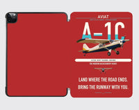 Thumbnail for Aviat Husky A-1C-180 design on red ipad tablet case