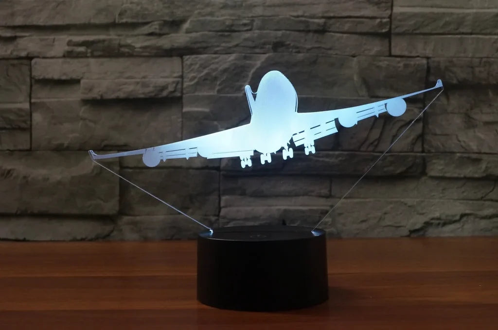 Customisable Boeing 747 3D Lamp - view 8