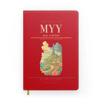 Thumbnail for Miri Airport (MYY) design on red notebook