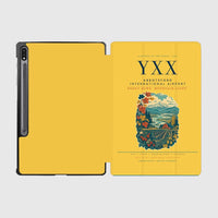 Thumbnail for Abbotsford International Airport (YXX) design on yellow samsung tablet tablet case