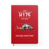 Thumbnail for Airbus H175 design on red notebook
