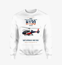 Thumbnail for Airbus H130 design on white sweatshirt