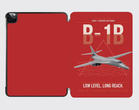 Thumbnail for B-1B Lancer design on red ipad tablet case