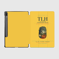 Thumbnail for Tallahassee International Airport (TLH) design on yellow samsung tablet tablet case