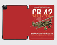 Thumbnail for Fiat CR.42 Falco design on red ipad tablet case