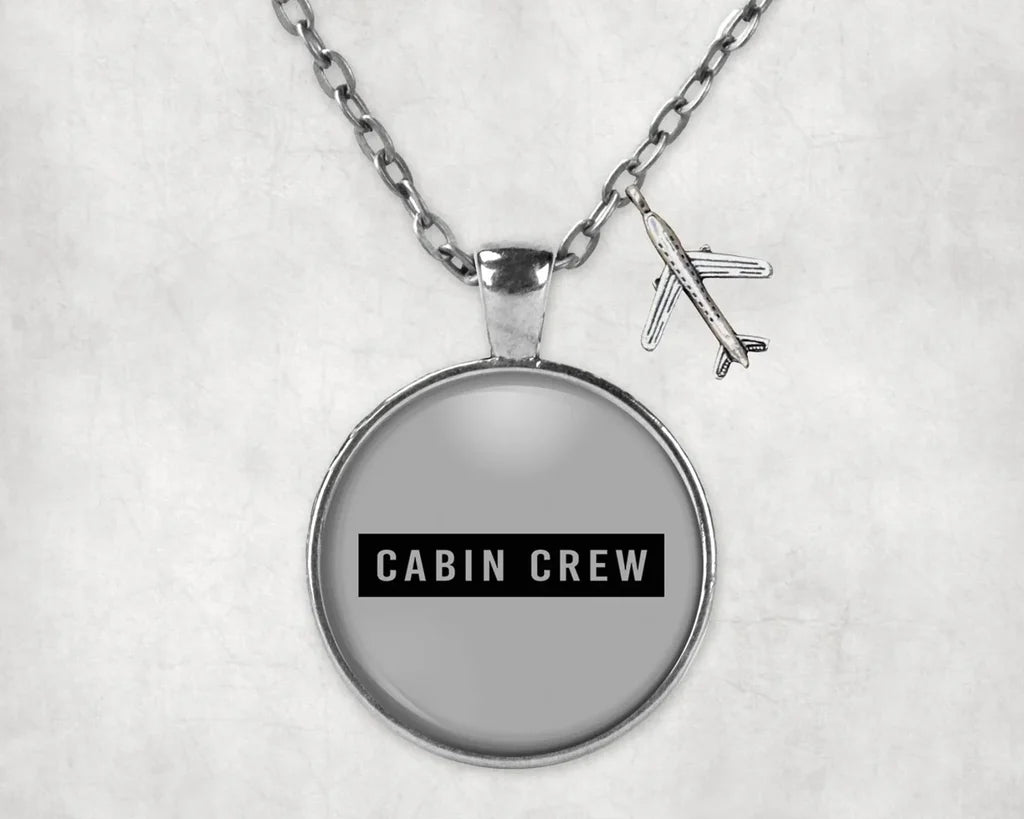 Cabin Crew Text Necklace - view 7