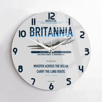 Thumbnail for Bristol Britannia 312 design on light gray no frame wall clock