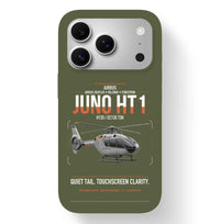 Thumbnail for Airbus H135 Juno HT1 design on green army magsafe iphone case, for iPhone 17 Pro