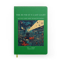 Thumbnail for VINTAGE G4425 - The Runway's Last Light - Designed Notebooks design on green