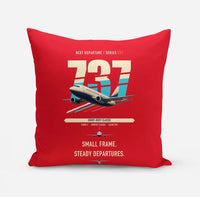 Thumbnail for Boeing 737-500 Classic design on red pillow