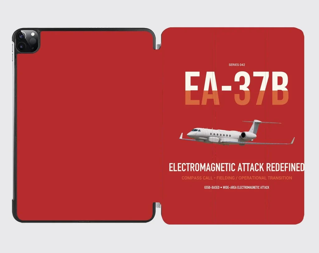 EA-37B Compass Call design on red ipad tablet case