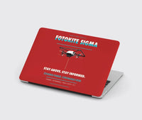 Thumbnail for Fotokite Sigma design on red MacBook case