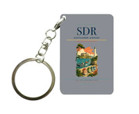 Thumbnail for Santander Airport (SDR) design on gray key chain