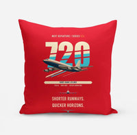 Thumbnail for Boeing 720B design on red pillow