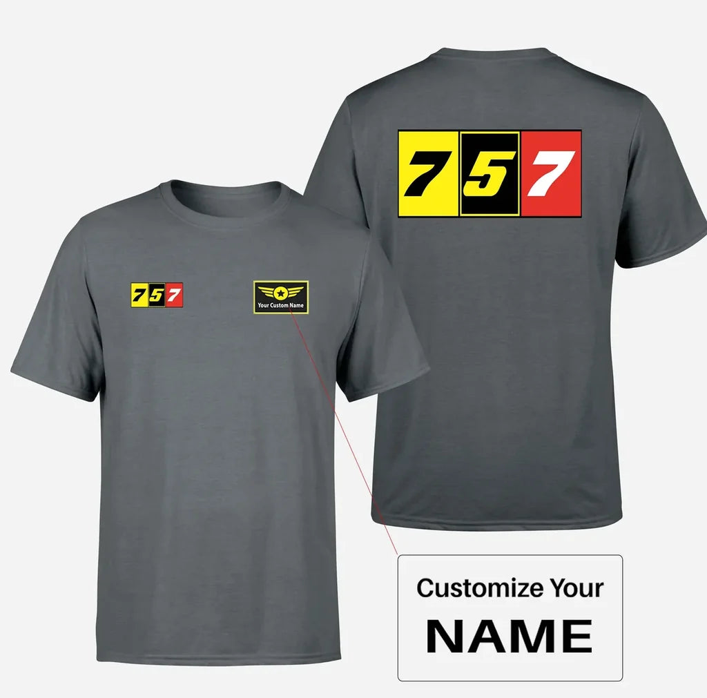 Customisable Boeing 757 T-Shirt - view 7