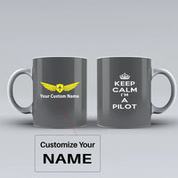 Thumbnail for Customisable Keep Calm I'm A Pilot Mug - view 7