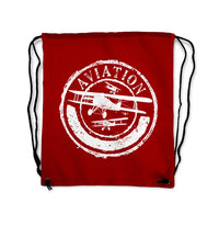 Thumbnail for Aviation Lovers Drawstring Bag - view 7