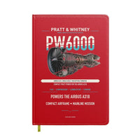 Thumbnail for PW6000 design on red notebook