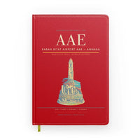 Thumbnail for Rabah Bitat Airport (AAE) design on red notebook