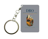 Thumbnail for Durango–La Plata County Airport (DRO) design on gray key chain