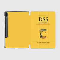 Thumbnail for Blaise Diagne International Airport (DSS) design on yellow samsung tablet tablet case