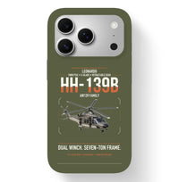 Thumbnail for Leonardo HH-139B design on green army magsafe iphone case, for iPhone 17 Pro