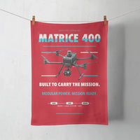Thumbnail for DJI Matrice 400 design on red towel