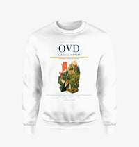 Thumbnail for Asturias Airport (OVD) design on white sweatshirt