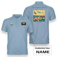 Thumbnail for VINTAGE G4474 - The Thermal Circus - Double-Side Polo T-Shirt design on lightblue+name