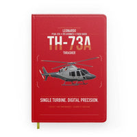 Thumbnail for Leonardo TH-73A Thrasher design on red notebook