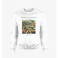Thumbnail for VINTAGE G4123 - The Mountain Jetport - Designed Sweatshirts design on white