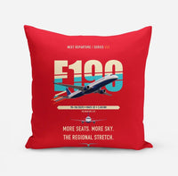 Thumbnail for Embraer E190 design on red pillow