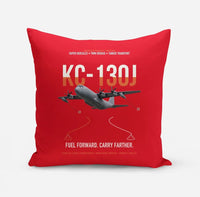 Thumbnail for KC-130J SUPER HERCULES design on red pillow