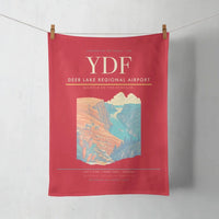Thumbnail for Deer Lake Regional Airport (YDF) design on red towel