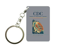 Thumbnail for Cedar City Regional Airport (CDC) design on gray key chain