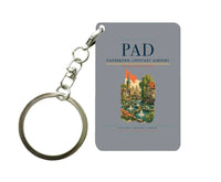 Thumbnail for Paderborn Lippstadt Airport (PAD) design on gray key chain