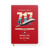 Thumbnail for Boeing 717-200 design on red notebook