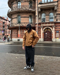 Thumbnail for Workwear Canvas Retro Hunting Outfit Autumn Coat Detroit Pilot Jacket - view 19