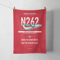 Thumbnail for Nord 262A design on red towel